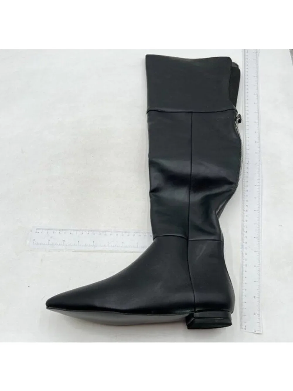 Knee High Boots for Women Pointed Toe Tall Boots, Trendy and Comfort Black